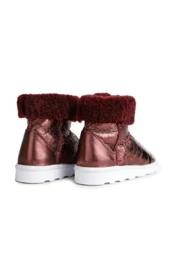 Marques ' Almeida Shoes | LEATHER BOOTS IN BURGUNDY