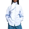 Marques ' Almeida Tops | LIGHT BLUE LOOSE FIT TIE SHIRT LIGHTBLUE