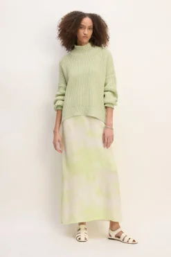 Marques ' Almeida Knitwear | Tops | LIGHT GREEN TURTLENECK KNIT JUMPER LIGHTGREEN