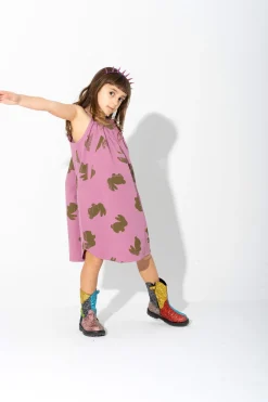 Marques ' Almeida Dresses | AND GREEN BUNNY PRINT STRAPPY DRESS LILAC