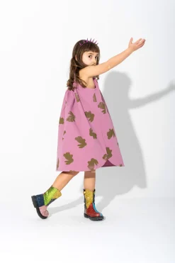 Marques ' Almeida Dresses | AND GREEN BUNNY PRINT STRAPPY DRESS LILAC