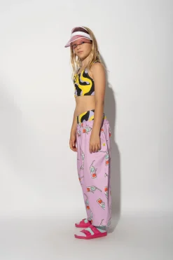 Marques ' Almeida Bottoms | 3D GLASSES PRINT BALLOON TROUSERS LILAC
