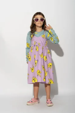 Marques ' Almeida Dresses | HANDS PRINT STRAP DRESS LILAC