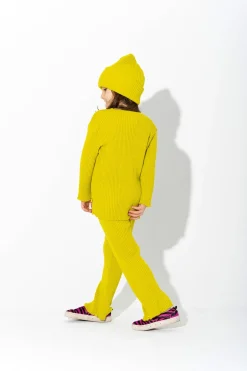 Marques ' Almeida Knitwear | Bottoms | MERINO KNIT TROUSERS LIME