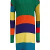 Marques ' Almeida Dresses | Knitwear | MERINO STRIPED LONG DRESS MULTICOLOUR
