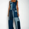 Marques ' Almeida Denim | Bottoms | MIXED DENIM BOYFRIEND TROUSERS BLUE