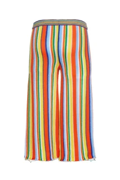 Marques ' Almeida Knitwear | Bottoms | MULTI STRIPE KNIT TROUSERS MULTICOLOUR