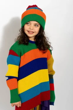Marques ' Almeida Accessories | Knitwear | MULTI STRIPES MERINO KNIT BEANIE MULTICOLOUR