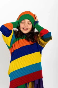 Marques ' Almeida Accessories | Knitwear | MULTI STRIPES MERINO KNIT BEANIE MULTICOLOUR