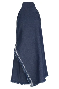 Marques ' Almeida Dresses | Denim | DENIM HALTERNECK MINI DRESS NAVY