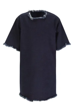 Marques ' Almeida Dresses | DENIM OVERSIZED T-SHIRT DRESS NAVY