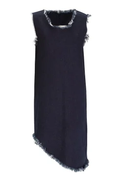 Marques ' Almeida Dresses | DENIM SLEEVELESS DRESS NAVY