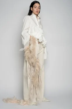 Marques ' Almeida Denim | Bottoms | BOYFRIENDS TROUSERS OFF-WHITE