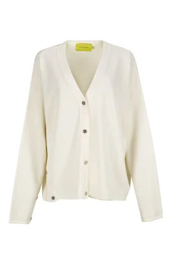 Marques ' Almeida Tops | Tops | MERINO DECONSTRUCTED CARDIGAN OFF-WHITE