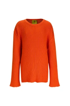 Marques ' Almeida Knitwear | Tops | MERINO KNIT JUMPER ORANGE