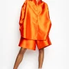 Marques ' Almeida Bottoms | Bottoms | SKATER SHORTS ORANGE
