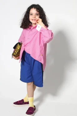 Marques ' Almeida Tops | AND WHITE STRIPED LOOSE SHIRT PINK