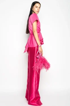 Marques ' Almeida Bottoms | Bottoms | PINK BOYFRIEND TROUSERS BRIGHTPINK
