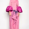 Marques ' Almeida Denim | Bottoms | PINK BOYFRIEND TROUSERS WITH BIG BOW BRIGHTPINK