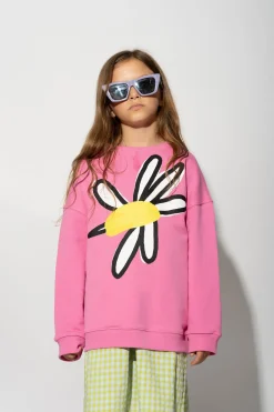 Marques ' Almeida Tops | DAISY PRINT SWEATSHIRT PINK