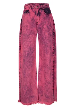 Marques ' Almeida Denim | Bottoms | PINK DENIM BOYFRIEND TROUSERS BRIGHTPINK