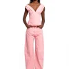 Marques ' Almeida Denim | Bottoms | DRILL BOYFRIEND TROUSERS PINK
