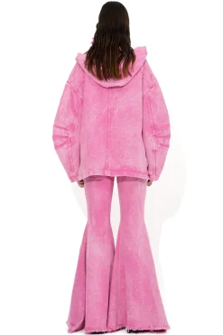 Marques ' Almeida Bottoms | Denim | EXTREME FLARES TROUSERS PINK