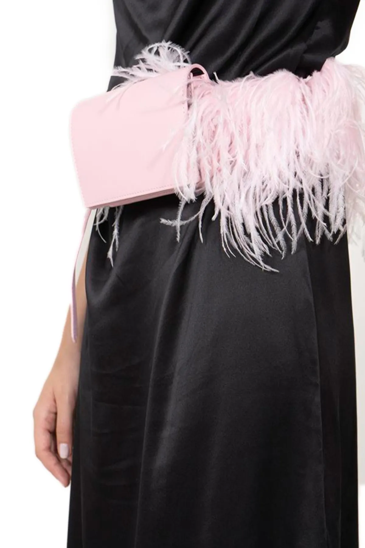 Marques ' Almeida Accessories | PINK FEATHER BELT BAG LIGHTPINK