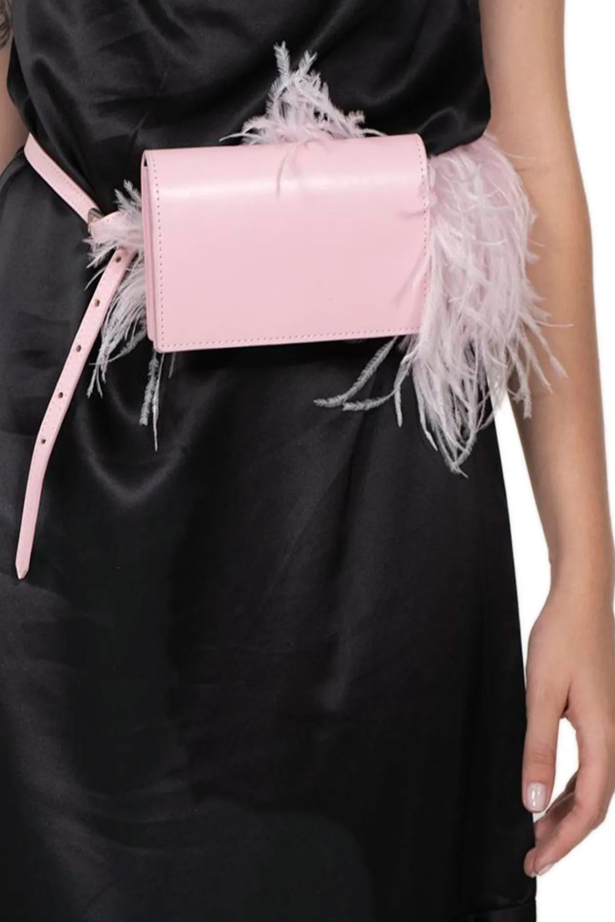 Marques ' Almeida Accessories | PINK FEATHER BELT BAG LIGHTPINK