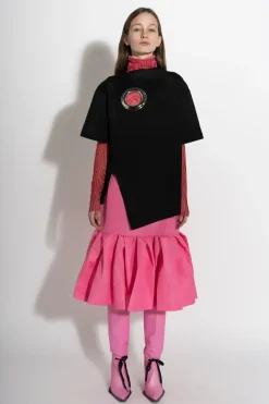 Marques ' Almeida Bottoms | Bottoms | PINK FITTED SKIRT BRIGHTPINK