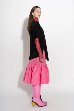 Marques ' Almeida Bottoms | Bottoms | PINK FITTED SKIRT BRIGHTPINK