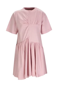 Marques ' Almeida Jersey | Dresses | PINK GATHERED JERSEY T-SHIRT DRESS LIGHTPINK