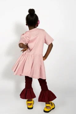 Marques ' Almeida Jersey | Dresses | PINK GATHERED JERSEY T-SHIRT DRESS LIGHTPINK