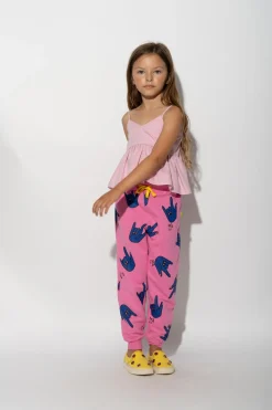 Marques ' Almeida Bottoms | HANDS PRINT SWEATPANTS PINK