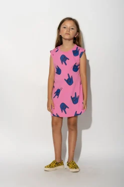 Marques ' Almeida Jersey | Dresses | HANDS PRINT T-SHIRT DRESS PINK