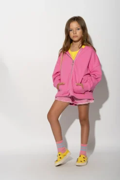 Marques ' Almeida Outerwear | JACKET WITH EMBROIDERED LOGO PINK