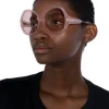 Marques ' Almeida Accessories | PINK OVERSIZED SUNGLASSES LIGHTPINK