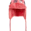 Marques ' Almeida Accessories | SHINY LEATHER EAR COVER HAT PINK