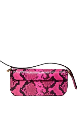 Marques ' Almeida Accessories | PINK SNAKE PRINT CLUTCH BAG BRIGHTPINK