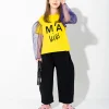 Marques ' Almeida Jersey | Tops | PUFF SLEEVE T SHIRT MULTICOLOUR
