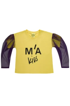 Marques ' Almeida Jersey | Tops | PUFF SLEEVE T SHIRT MULTICOLOUR