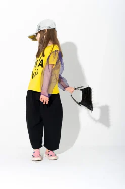 Marques ' Almeida Jersey | Tops | PUFF SLEEVE T SHIRT MULTICOLOUR
