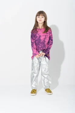 Marques ' Almeida Jersey | Tops | PURPLE AND SPLATTERED LONG SLEEVE TOP PINK