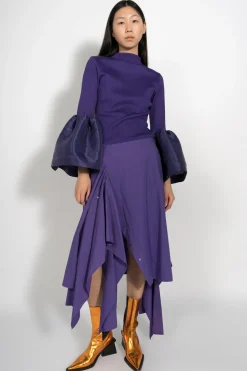 Marques ' Almeida Bottoms | DECONSTRUCTED SKIRT PURPLE