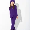 Marques ' Almeida Knitwear | Bottoms | MERINO KNIT TROUSERS PURPLE