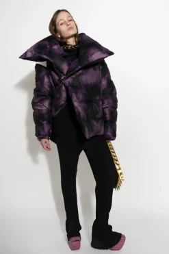 Marques ' Almeida Outerwear | PURPLE TIE DYE M'A PUFFER JACKET MULTICOLOUR