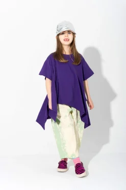 Marques ' Almeida Jersey | Tops | T-SHIRT WITH SIDE FLAPS PURPLE