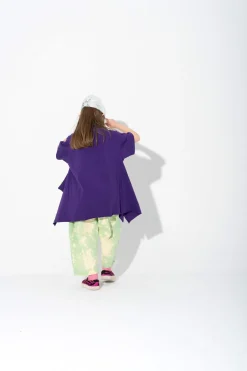 Marques ' Almeida Jersey | Tops | T-SHIRT WITH SIDE FLAPS PURPLE