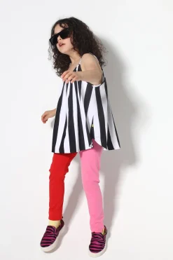 Marques ' Almeida Jersey | Bottoms | RED AND PINK LEGGINGS MULTICOLOUR