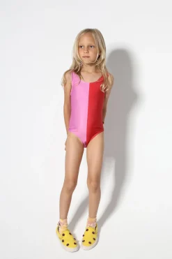 Marques ' Almeida Swimwear | Bottoms | RED AND PINK SWIMSUIT MULTICOLOUR